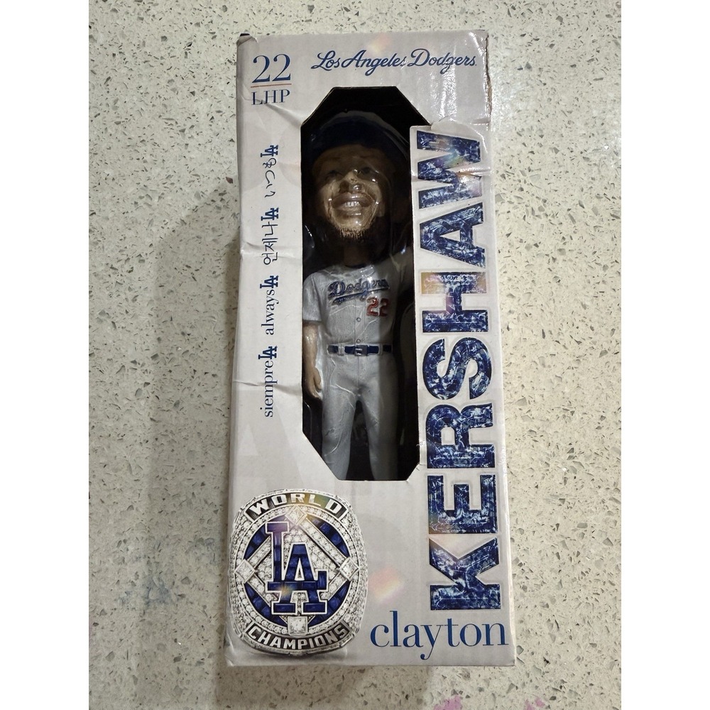2022 Clayton Kershaw World Series Ring Ceremony‎ LA Dodgers Bobblehead SGA